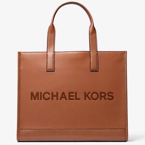 Michael Kors XL Brown Leather Tote Bag NWT Retail:$398